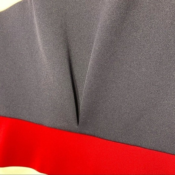 Maggy London Multicolor Techno Stretch Colorblock Jersey Sheath Dress 2 - Picture 4 of 7